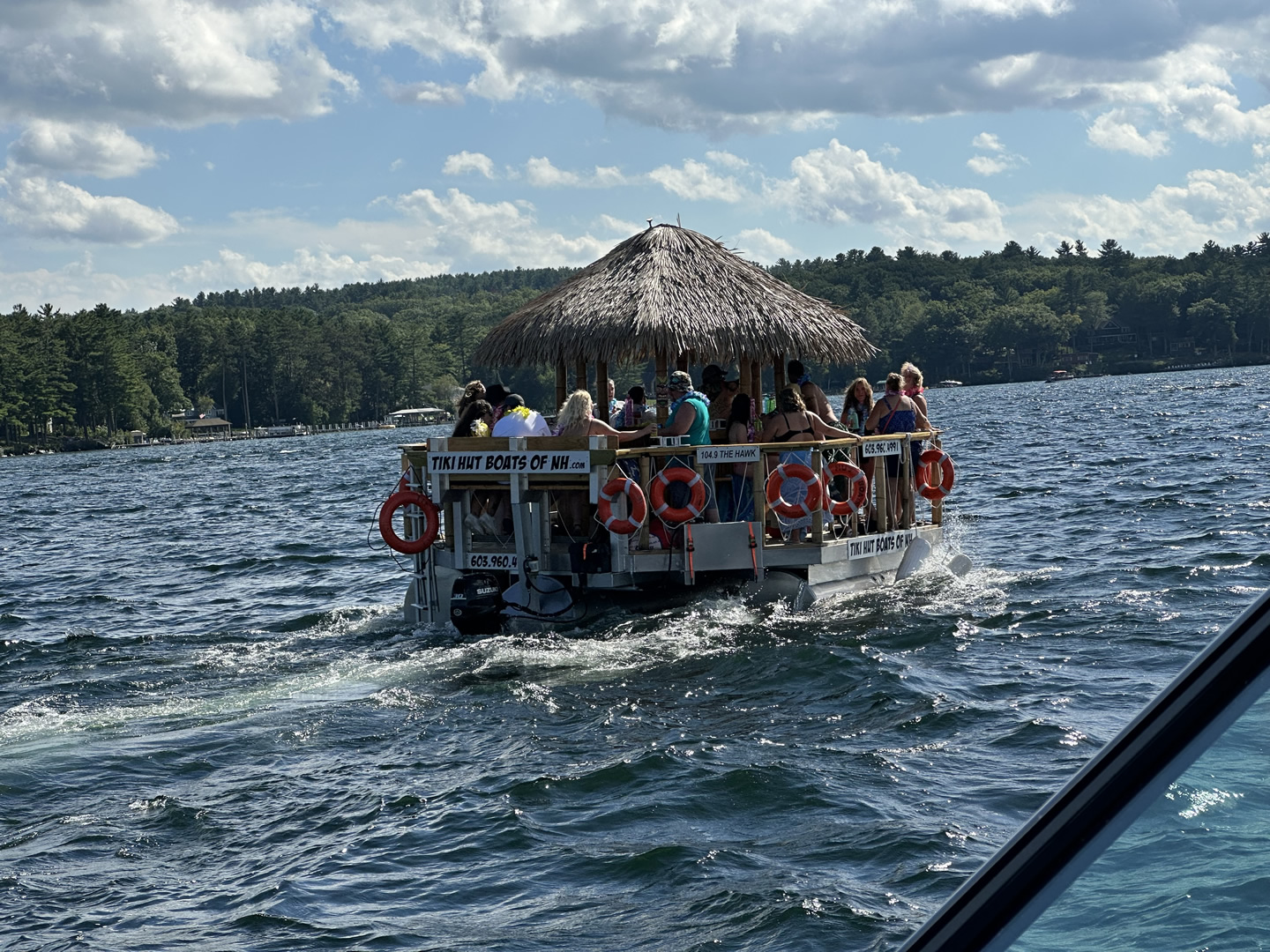 Tiki Hut Cruises on Lake Winnipesaukee